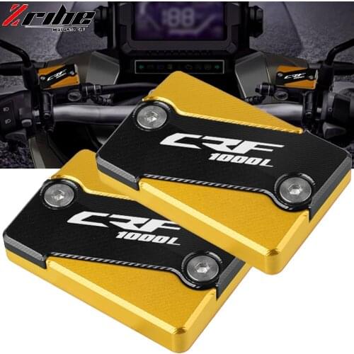 For HONDA CRF 1000L CRF1000L Africa Twin 2016-2017 Motorcycle Front Brake Clutch Cylinder Fluid Reservoir Cover Cap With Logo