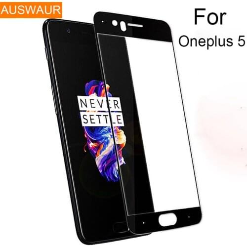Full Screen Protector Tempered Glass Film 2.5D 9H For Oneplus 5 1+5 A5000 Full Covered Glass Film Anti-Scratch For One plus 5