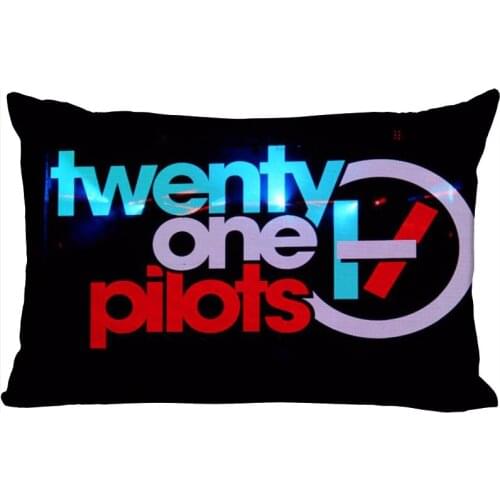 Custom Twenty One Pilots New Arrival Rectangle Anime Pillowcases Zipper Custom Pillow Cover Wedding Decorative Christmas Gift