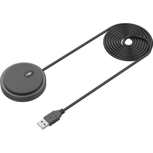 Hot-Usb Plug Tabletop Pure Sound Omnidirectional Condenser Boundary Conference Microphone For Recording Gaming