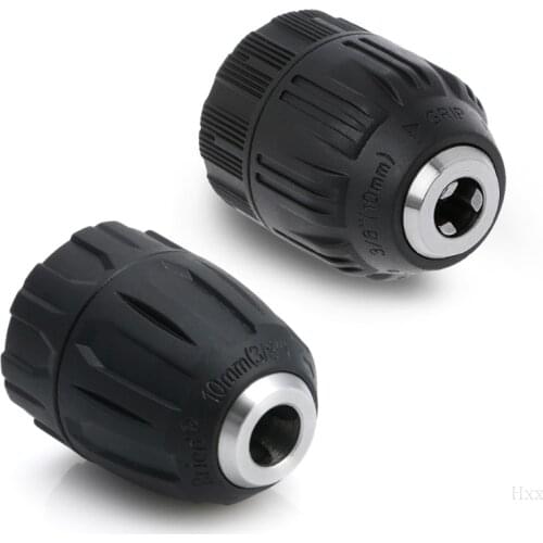 0.8-10MM Capacity Mount Keyless With 3/8-24UNF Thread Drill Chuck Hand Tool Hxx
