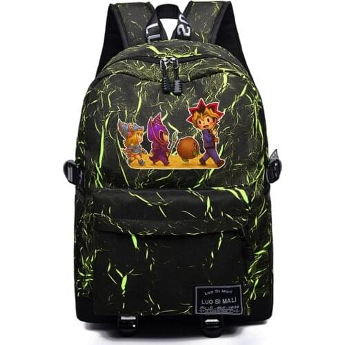 Anime Duel Monsters Backpack Teenger Casual High Quality Schoolbag Packsack Mochila Unisex Student Travel Laptop Bag