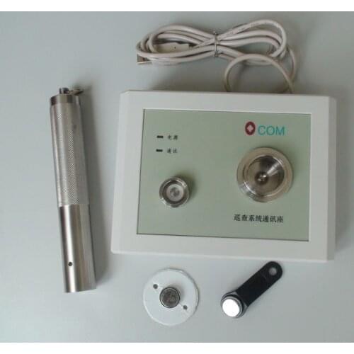 Dallas 1990A key reader RS232 2000 records iButton Guard Patrol Tour system