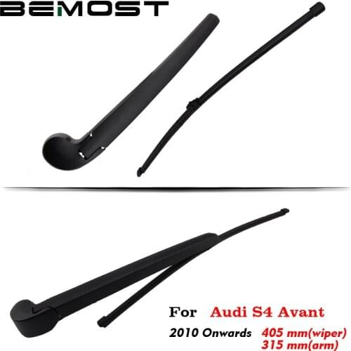 BEMOST Car Rear Windshield Wiper Arm Blade Brushes For AUDI S4 Avant 2010 Onwards Hatchback Windscreen Auto Styling Accessories