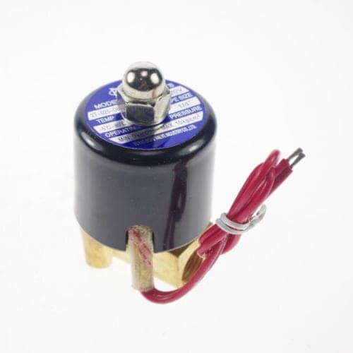 220VAC Methane Gas Fuel Propane 2 Ways NC Solenoid Valve 1/4" BSPP Connection CE