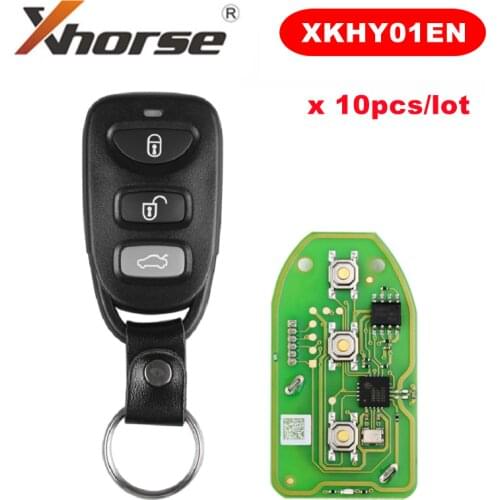XHORSE XKHY01EN Universal Remote Key Fob 3+1 Button for Hyundai for VVDI Key Tool (English Version) 10pcs/lot