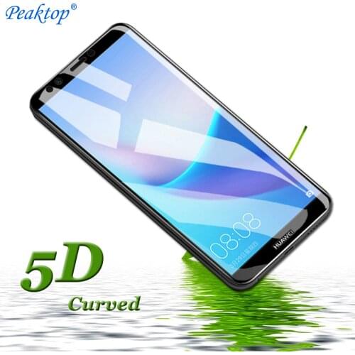 Y 5 2018 5D Curved Edge Tempered Glass Huawei Y5 2018 Screen Protector Glass FOR Huawei Y5 Prime 2018 Full Cover Protective Film