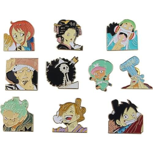 YA272 Cartoon Brooch Concealer Cloth Small Ornaments Clothes Bags Pins Accessories Baking Paint Small Badges Gifts For Friend