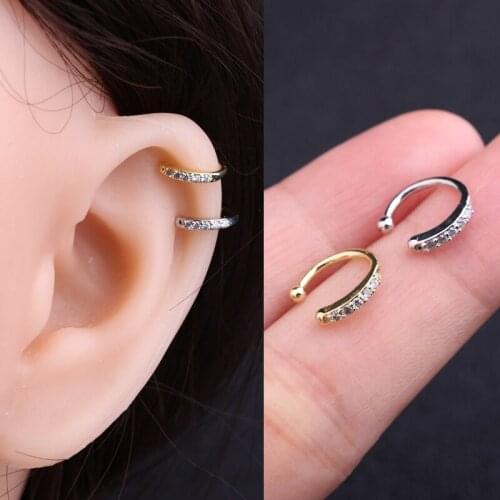 Micro ear bone clip female high-end sense of no piercing painless ear clip earrings 2020 new trendy personality