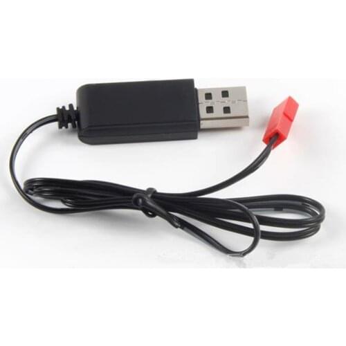 1pc 3.7V Black USB Charger Adapter Cable For Sky Viper Drone Helicopter