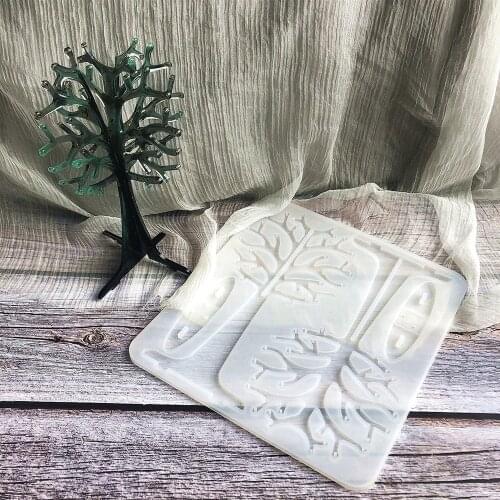 1 Piece Of New Christmas Tree Hanging Desktop Ornaments Oxygen Resin Mold Merry Christmas Home Decoration DIY Decoration Set