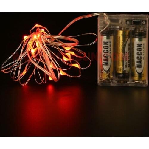 10M 100LED Copper Wire Christmas Holiday String Light Led Lamp Waterproof 3AA W/Battery Case