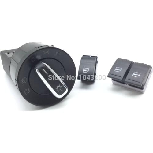 3BD941531 New Power Electric Headlight Window Control Switch Button 7E0959855A 7E0959855 For 05-14 VW Transporter Multivan T5 T6