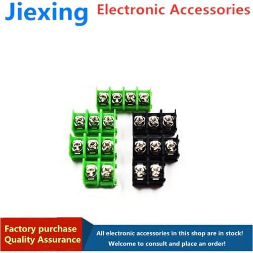 5PCS/lot 7.62 mm KF7.62 - 2P 3P 4P MG 762 - 2 3 4 Pin Can be spliced Screw Terminal Block Connector Black Green 7.62mm Pitch