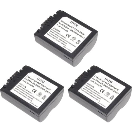 900mAh CGA-S006 CGR CGA S006E S006 S006A DMW-BMA7 DMW BMA7 Battery for Panasonic DMC FZ7 FZ8 FZ18 FZ28 FZ30 FZ35 FZ38 FZ50 SLR