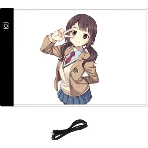 A5 LED Light Pad Board 5d Diamond Painting Tracing Copy Board with 3 Level Brightness USB Powered Drawing Tablet