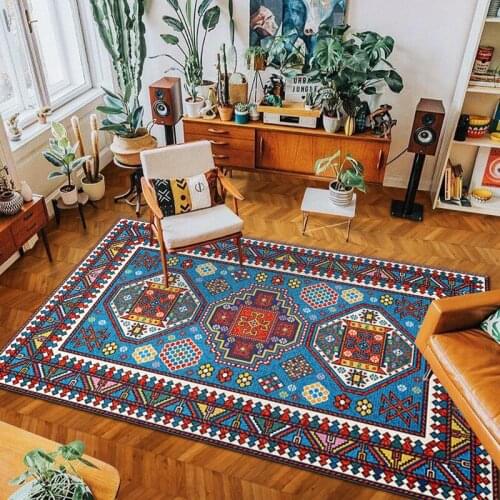 Bohemian Alfombra Carpet for Living Room Entrance Rugs Floor Tapis Kids Room Carpets Bedroom Decoration Rug Anti-slip Mat