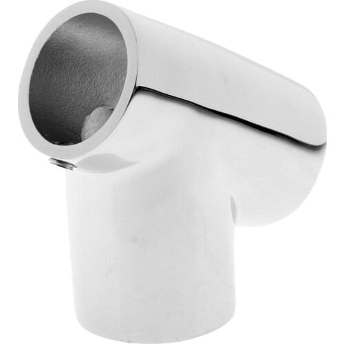 Yacht Boat Hand Rail Fitting- 0.87" or 1" 316 Stainless Steel 60 Degree T