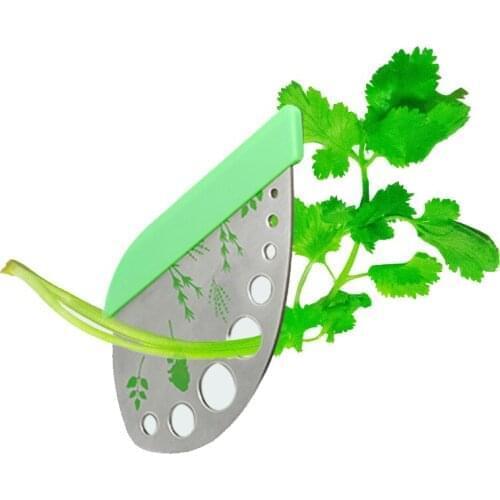 100 Pcs Leaf Herb Stripper,Looseleaf Kale Razor Stainless Steel Kitchen Stripping Tool for Chard Collard Basil Rosemary Thyme K1