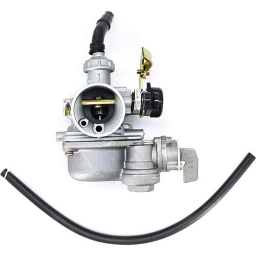 PZ19 19mm Motorcycle Carb Carburetor For 50cc 70cc 90cc ATV Buggy Kart Horizontal Engine