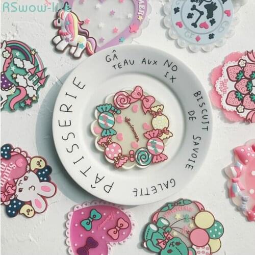 3pcs Cute Bow Strawberry Silicone Insulated Coaster Pink Creative Round Coaster Home Kitchenware