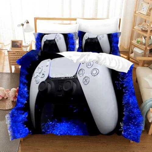 Gamepad Bedding Set Game Duvet Cover Creative Black Comforter Bed Cover Set Queen Size Housse De Couette Bedclothes 2/3pcs