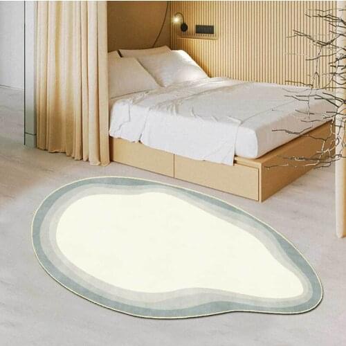 Shaped Irregular Gray Yellow Beige Coral Red Carpet Modern Minimalist Style Area Rugs Living Room Sofa Table Non-Slip Floor Mat