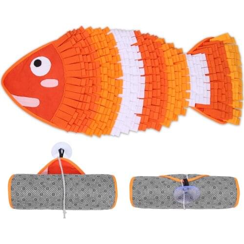 Dog Sniffing Mat Smell Training Blanket Soft Polar Fleece Slow Food Anti Choking Dog Mat Relieving Boredom Portable Pet Supplies