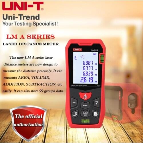 UNI-T LM Series Laser Range Finder; LM40/LM50/LM60/LM80/LM100/LM120/LM150Laser Distance Meters/Laser Electronic Ruler