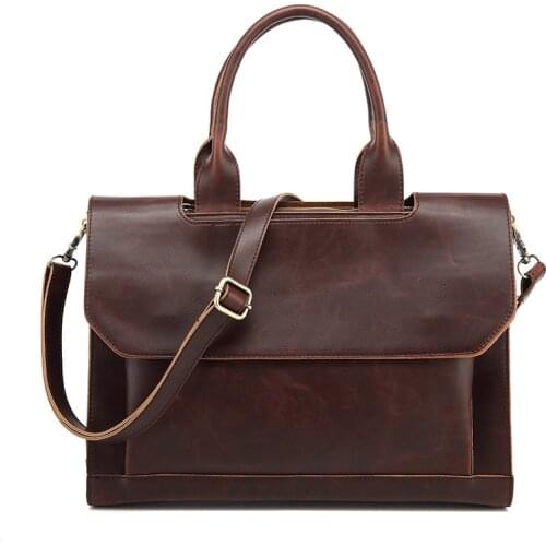Origional Briefcase Hand Business Shoulder Bag Korean-style MENS Bag Stylish GUYS Bag Retro Shoulder Bag