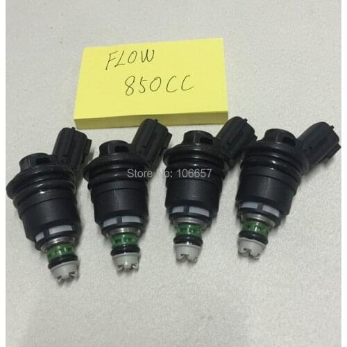 Directly fit 4# 850cc side feed fuel injector high performance for nissan Silvia skyline SR20 S13 S14 S15 RB25