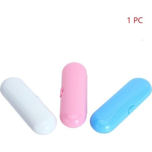 Useful 1PC Portable Toothbrush Holder Bathroom Accessories Electric Toothbrush Case Holder Travel Storage Box 3 Colors