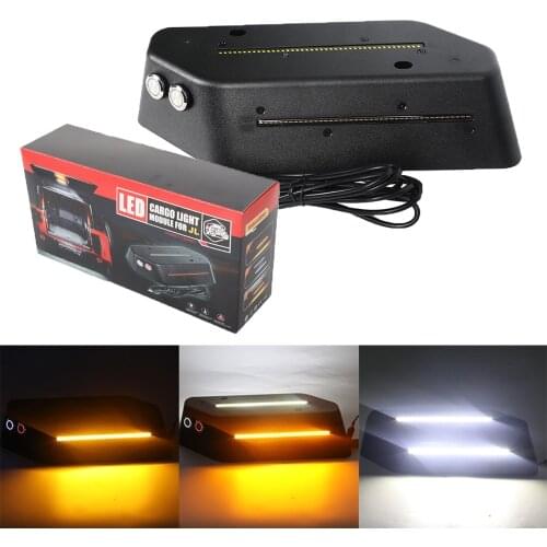 LED Tailgate Light Trunk Rear Tail Lamp 12V Bright Signal Warning Light Dual For Jeep Wrangler JL 2018-2020 Auto Accessories
