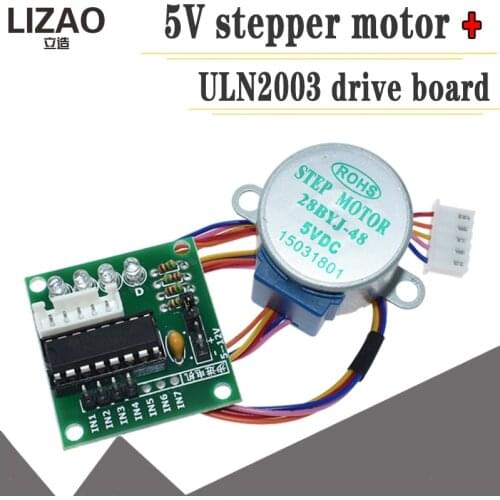 1set Smart Electronics 28BYJ-48 5V 4 Phase DC Gear Stepper Motor + ULN2003 Driver Board for arduino DIY Kit