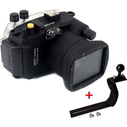Underwater Waterproof Housing Diving Case for SONY Nex-7 Nex 7 18-55mm lens Camera + Arm Handle