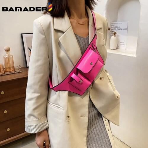 Women Waist Bag Pu Leather Fanny Pack Luxury Women Belt Bag For Women Crossbody Bags Casual Chest Pack Female Purse