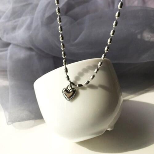 Temperament Love Pendant Choker Heart Sweet Chain Necklace