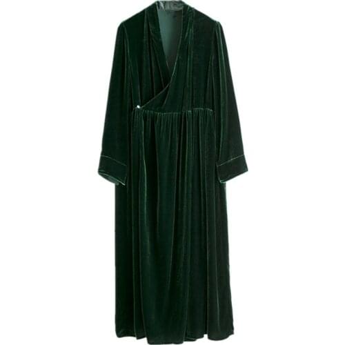 Winter Velvet Dress Women 2020 long sleeve Vintage Ball Gown maxi Dress Plus Size 5XL 6XL 7XL velour Party Dress Vestidos