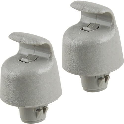 1 Pair 96409-1MA0A Sun Visor Retainers Clips Hooks Fit for Infiniti QX56 QX60 JX35 Renault Koleos HC Nissan Armada Rogue X-Trail