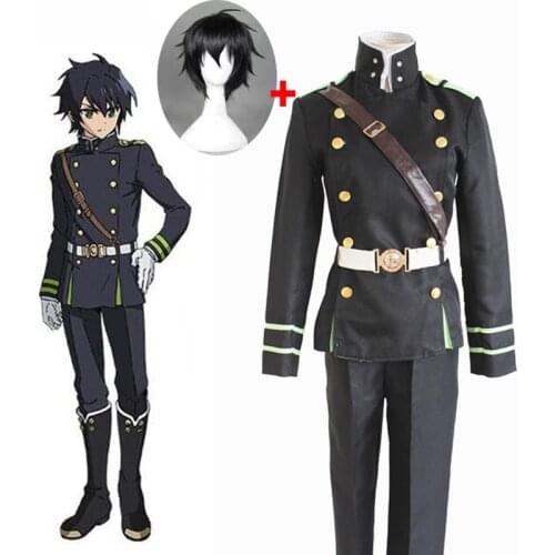 Anime Seraph of the Final Yuichiro Hyakuya Cosplay Military Uniform Owari No Seraph Cosplay Costumes Halloween Carnival Costume