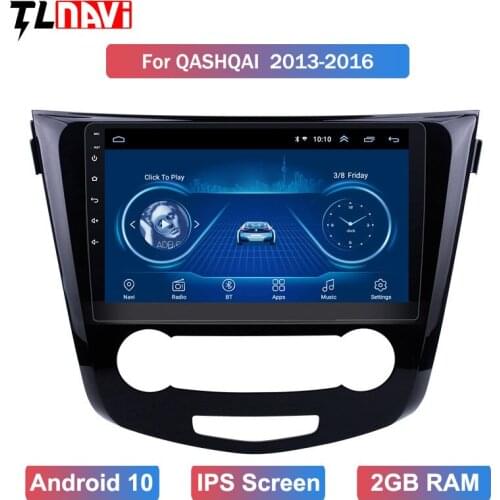 Android 10 Car Multimedia Player GPS Navigation For 2013 2014 2015 2016Nissan QashQai X-Trail Car Radio Stereo Autoradio
