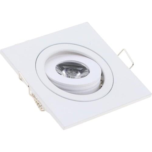Free shipping 10pcs Dimmable mini White square 1W 3W recessed led Downlights