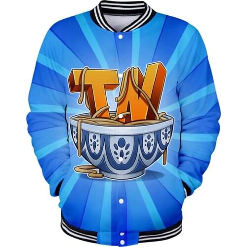 Thinknoodles 3D Prints Baseball Jackets Women/Men Fashion Long Sleeve Jacket Hot Sale Casual Streetwear Clothes