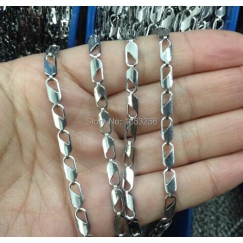 10 Meter Lovely 2.5mm wide Stainless Steel Sheet Link Chain Jewelry Finding /Marking Chain For DIY Necklace Bracelet