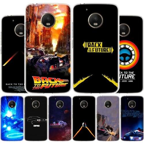 Back To The Future Phone Case For Motorola Moto G9 G8 G7 G6 G5 E6 E5 Plus Play Power + One Action Macro Cover Coque Shell