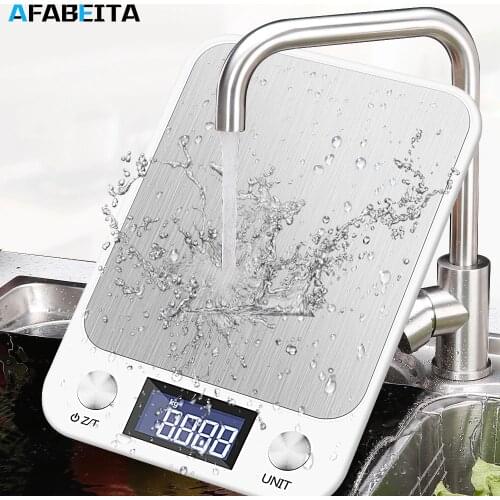10kg/1g Digital Kitchen Food Scale Weight Scales for Cooking Baking Ultra Slim Multifunctional Tare Function Measuring Scales
