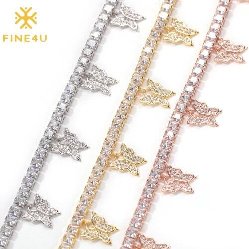 Браслеты на ногу FINE4U China At AliExpress