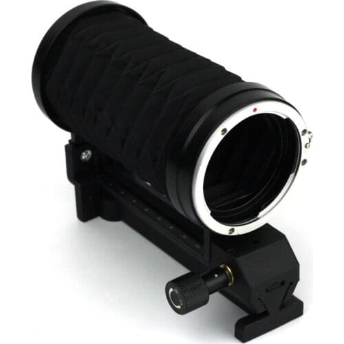 Close-up Leather Cavity Is Suitable for Canon EOS Nikon AI Pentax PK Camera Monorail Macro Leather Cavity