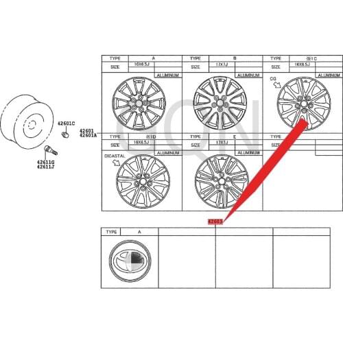Wheel Gu Decoration Cover 2006-Toy ota CAM RY Tire Suspension Decoration Board Mudguard Seal Screw Hole Cover Small Wheel Cover