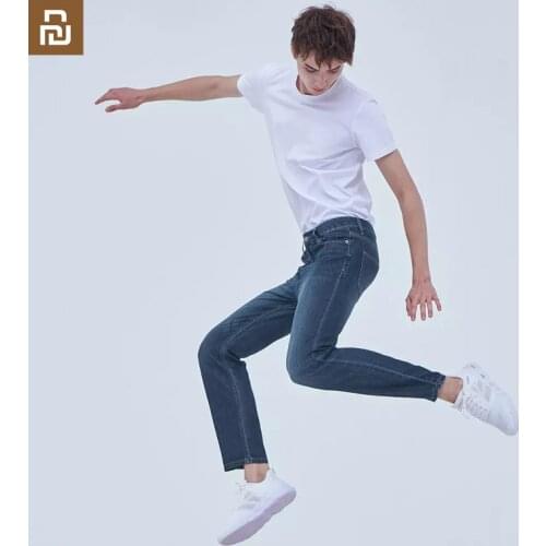 Youpin lightweight skin-friendly jeans mens jeans moisture-absorbing and dry mens denim high quality